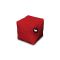 Extreme Lounging B-Box Quilted Footstool, Red
