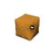 Extreme Lounging B-Box Quilted Footstool, Orange
