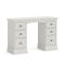 Casa Anna Double Pedestal Dressing Table, Cotton 