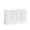 Casa Anna 6 Drawer Chest, White