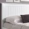 Casa Lily Low Footend Frame, Single, White