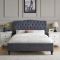Casa Gerbera Bed Frame, King, Dark Grey