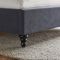 Casa Gerbera Bed Frame, King, Dark Grey