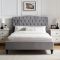 Casa Gerbera Bed Frame, Double, Light Grey