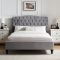 Casa Gerbera Bed Frame, King, Light Grey