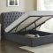 Casa Gerbera Storage Bed Frame, Single, Dark Grey