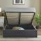 Casa Gerbera Storage Bed Frame, Single, Dark Grey