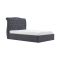 Casa Gerbera Storage Bed Frame, King, Dark Grey
