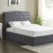 Casa Gerbera Storage Bed Frame, King, Dark Grey