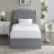 Casa Gerbera Storage Bed Frame, Single, Light Grey