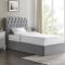 Casa Gerbera Storage Bed Frame, Single, Light Grey