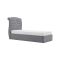 Casa Gerbera Storage Bed Frame, Double, Light Grey