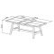 Casa Cambridge Extending Dining Table