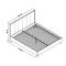 Casa Ashford Panel Bed Frame, Super King, Fumed Oak