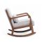 Casa Danna Fabric Rocking Chair, Leto Natural
