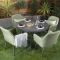 Supremo Mirfield 4 Seater Garden Dining Set, Green