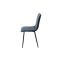 Casa Angelo Panel Fabric Dining Chairs, Set of 2, Blue