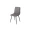 Casa Angelo Panel Fabric Dining Chairs, Set of 2, Grey