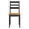 Casa Taylor Pair Linea Dining Chairs, Antique Wax