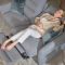 Casa Nimbus 3 Seater Fabric Double Power Recliner