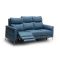 Casa Camilla 3 Seater Double Power Recliner Leather Sofa