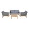 Pacific Lifestyle Larissa Garden Lounge Set, Dark Grey