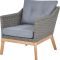 Pacific Lifestyle Larissa Garden Lounge Set, Light Grey