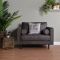 Casa Roma Fabric Armchair, Slate