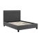 Casa Iris Bed Frame, Double, Dark Grey
