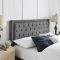 Casa Iris Bed Frame, Double, Dark Grey