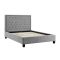 Casa Iris Bed Frame, Double, Light Grey
