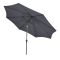 Pacific Lifestyle Riva Round Parasol, 3m, Anthracite