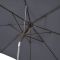 Pacific Lifestyle Riva Round Parasol, 3m, Anthracite