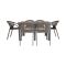 Casa Piazza Garden Extending Dining Set, 6 Seater