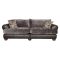 Casa Tetbury 4 Seater Leather Sofa, Grey