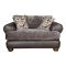 Casa Tetbury Leather Snuggler Armchair, Grey