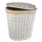 Casa Wicker Laundry Basket, Large, White