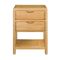 Ercol Bosco 2 Drawer Bedside Cabinet