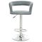 Casa Titan Bar Stool, Light Grey