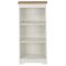 Casa Chandler Low Narrow Bookcase, White