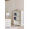 Casa Chandler Low Narrow Bookcase, White