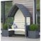 AFK Cottage Arbour, Charcoal/Cream