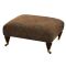 Parker Knoll Moseley Fabric Footstool, Montauk Plain Gold