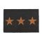 Garden Trading Doormat 3 Stars, Large, Charcoal