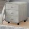 Jual Helsinki 3 Drawer Pedestal Cabinet, Grey