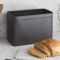 Garden Trading Brompton Bread Bin, Steel, Carbon