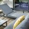 Hartman Vienna Square Garden Corner Set with Lounger, Grey