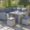 Kettler Palma Signature Mini Corner Garden Lounge Set, White Wash