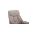 Casa Bayonne Swivel Manual Recliner Fabric Chair & Footstool, Wheat