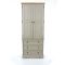 Casa Connor 2 Door 3 Drawer Wardrobe, Grey